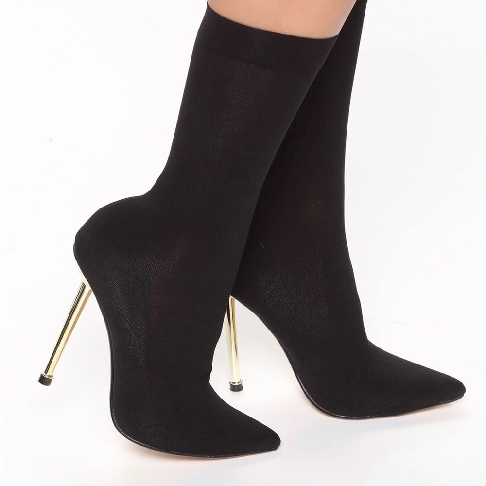 Black Sock Booties